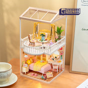 Sunny Break Terrace | Rolife Super Creator DWP08 DIY Stackable Dollhouse Miniatures Kit