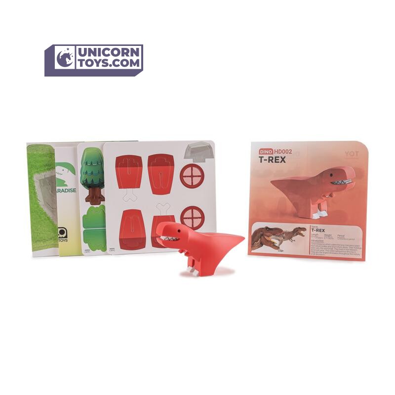 T-rex | Halftoys Magnetic 3D Jigsaw Puzzle Dinosaur Educational Toy for Age 3+