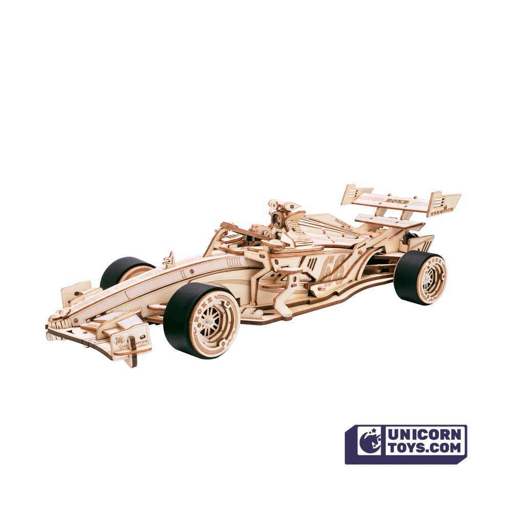 F1 racing car | ROKR 3D Mechanical Gear Puzzle Kit LK505