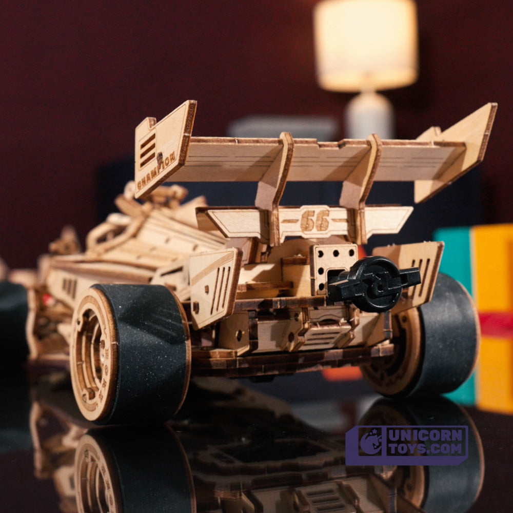F1 racing car | ROKR 3D Mechanical Gear Puzzle Kit LK505