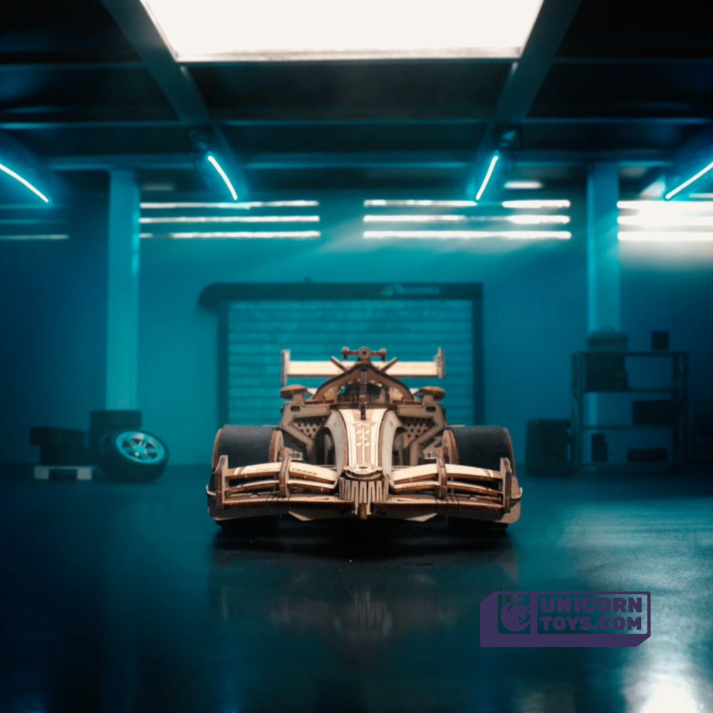 F1 racing car | ROKR 3D Mechanical Gear Puzzle Kit LK505