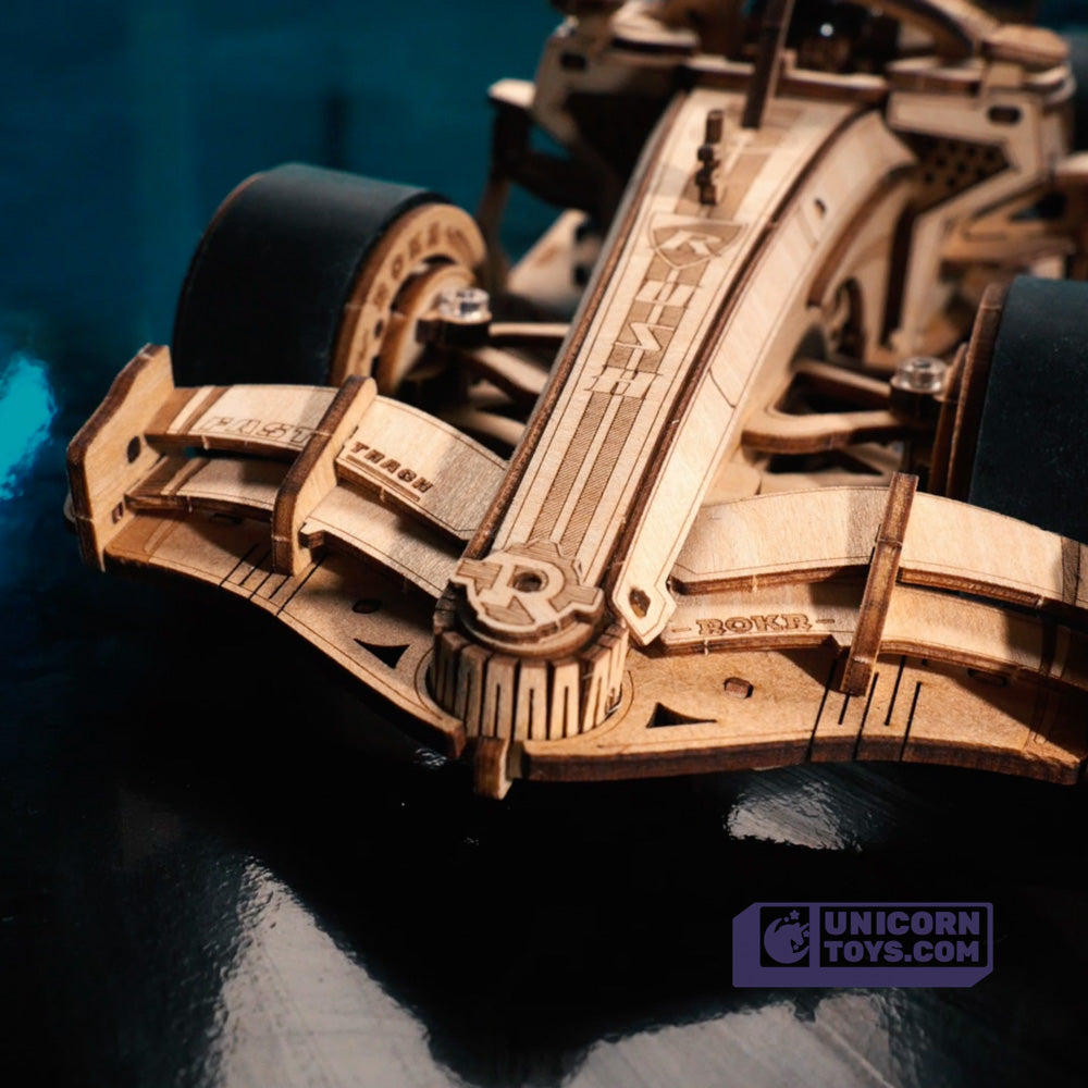 F1 racing car | ROKR 3D Mechanical Gear Puzzle Kit LK505