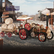 Steam Engine | Robotime ROKR LKA01 Mechanical Gears Puzzle Kit