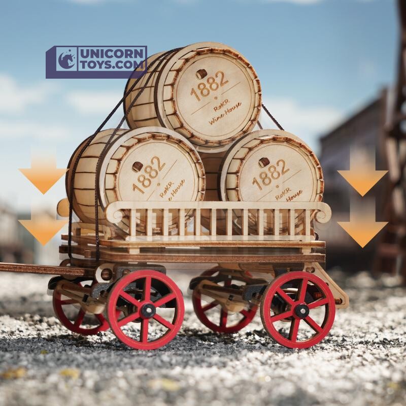 Steam Engine | Robotime ROKR LKA01 Mechanical Gears Puzzle Kit