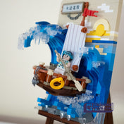 Sailing Ship | LOZ 1280 Mini Block Painting Set for Ages 10+