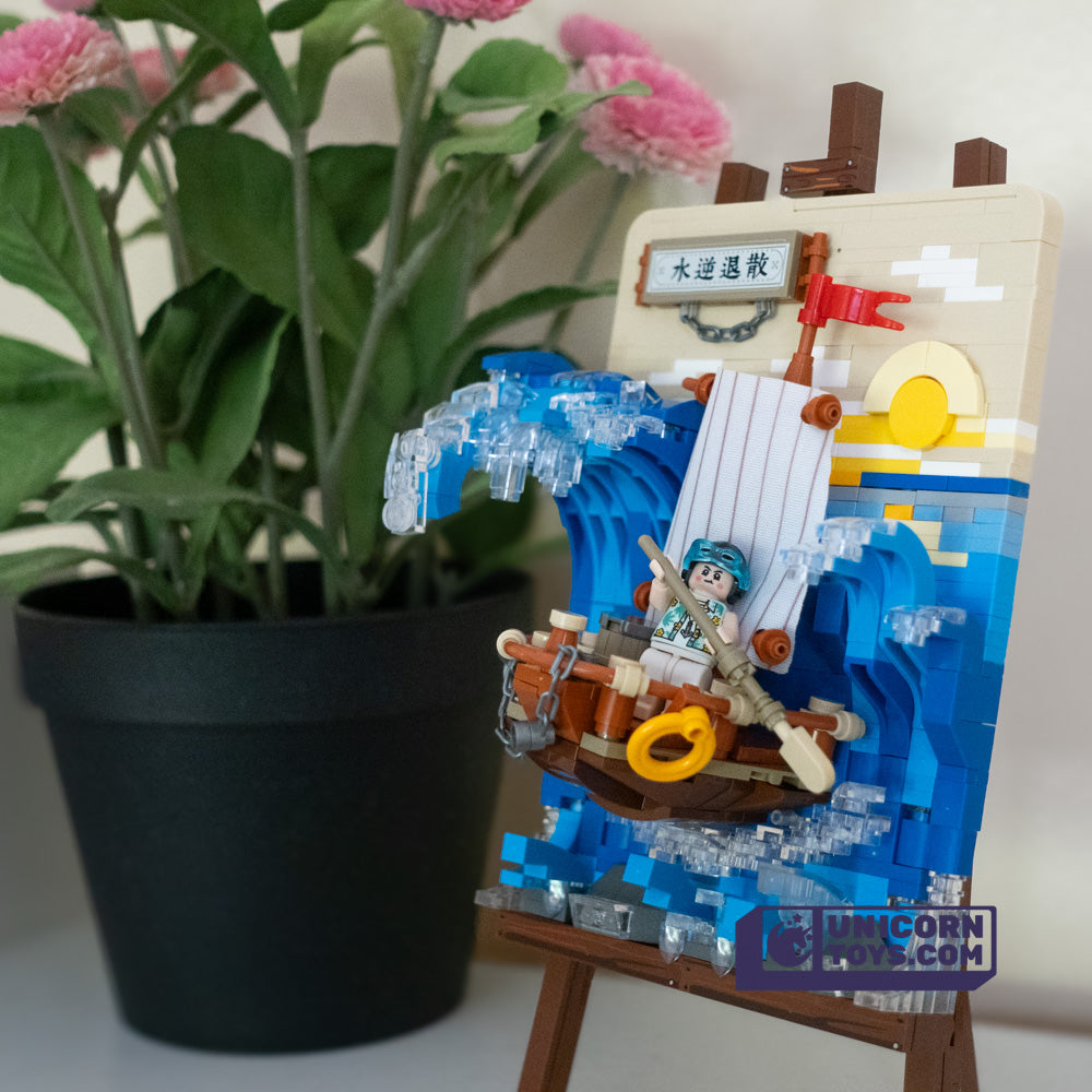 Sailing Ship | LOZ 1280 Mini Block Painting Set for Ages 10+