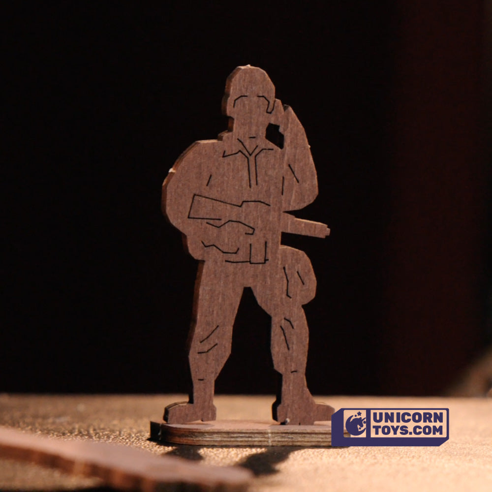 Mini gun | ROKR 3D Mechanical Gear Puzzel Kit LQ502