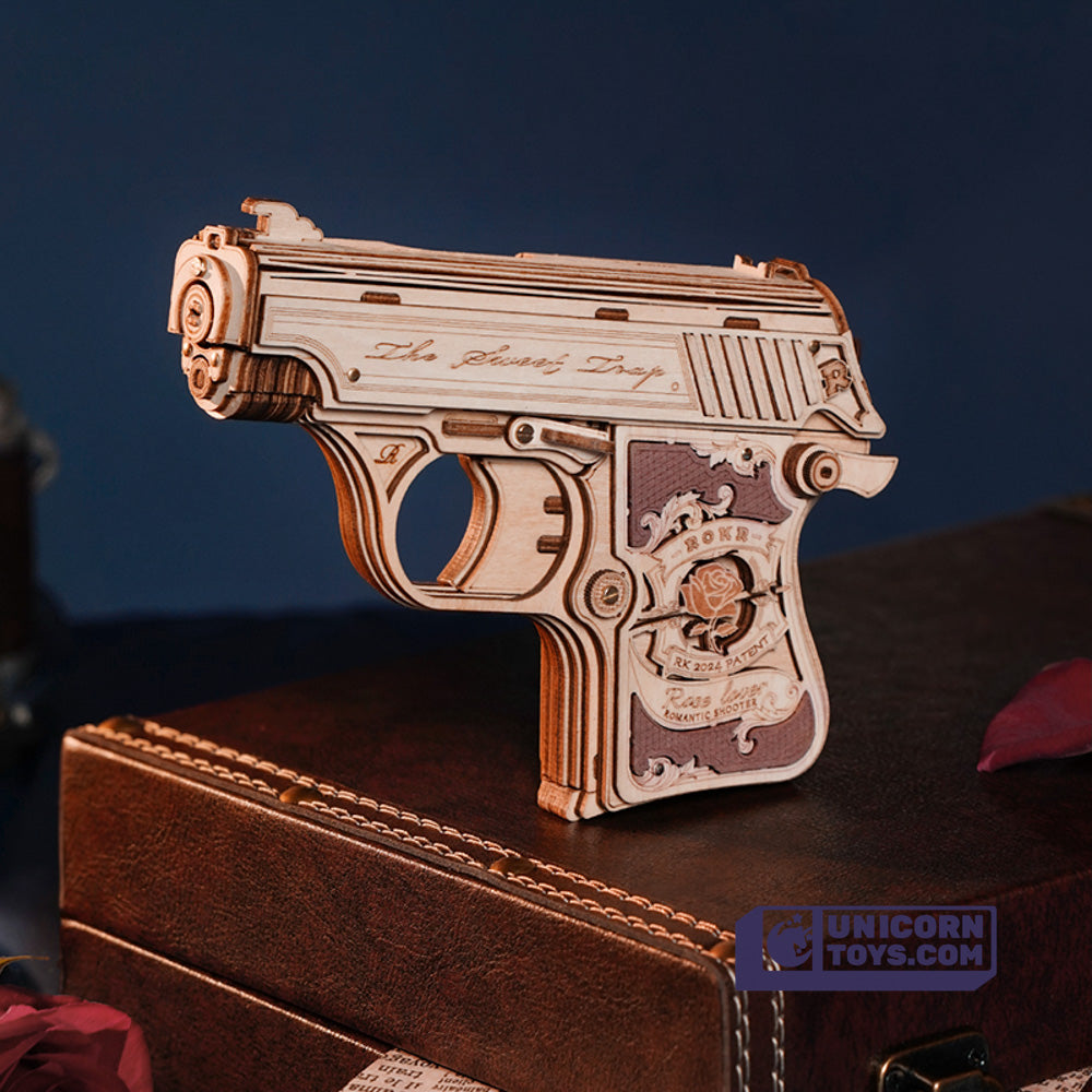 Mini gun | ROKR 3D Mechanical Gear Puzzel Kit LQ502