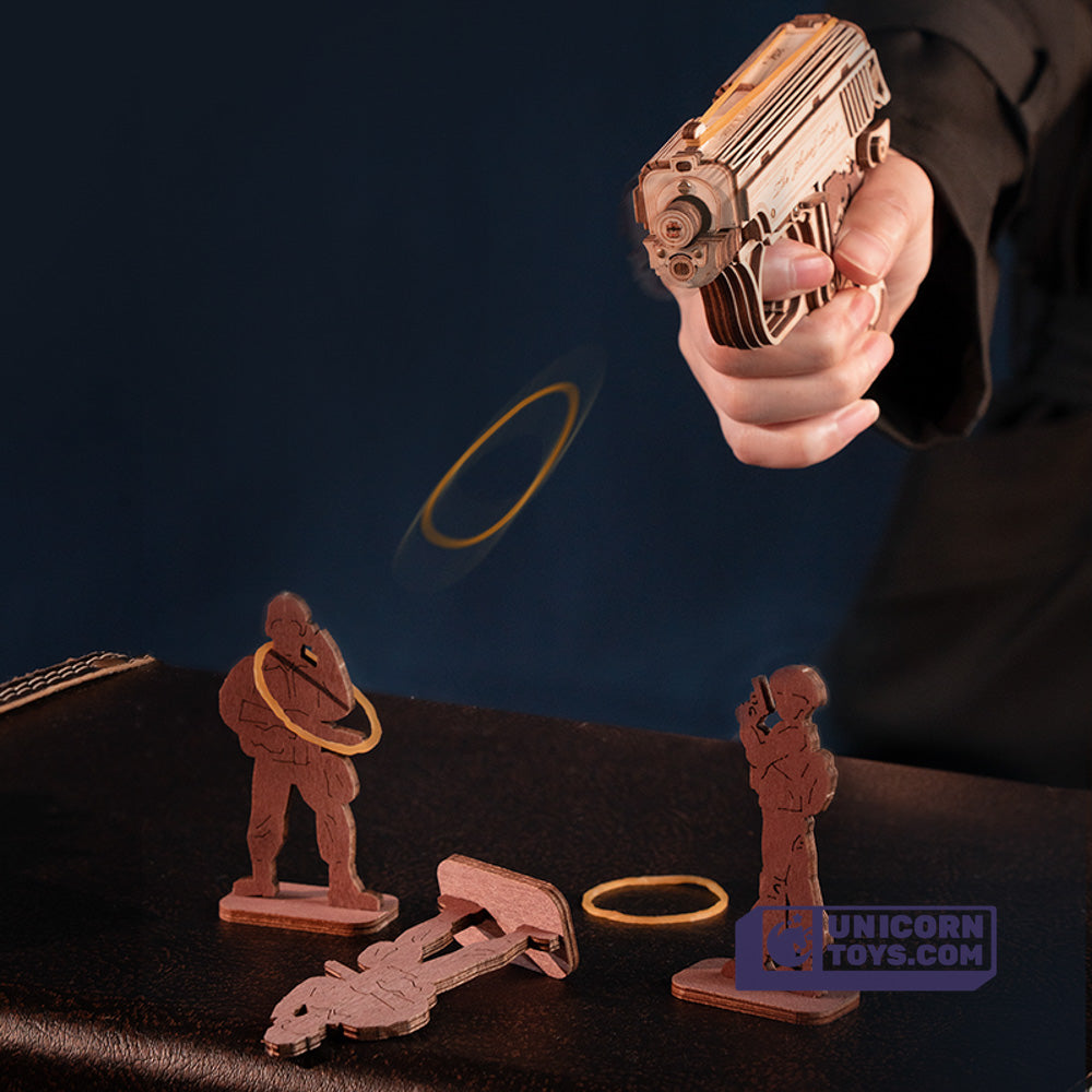 Mini gun | ROKR 3D Mechanical Gear Puzzel Kit LQ502
