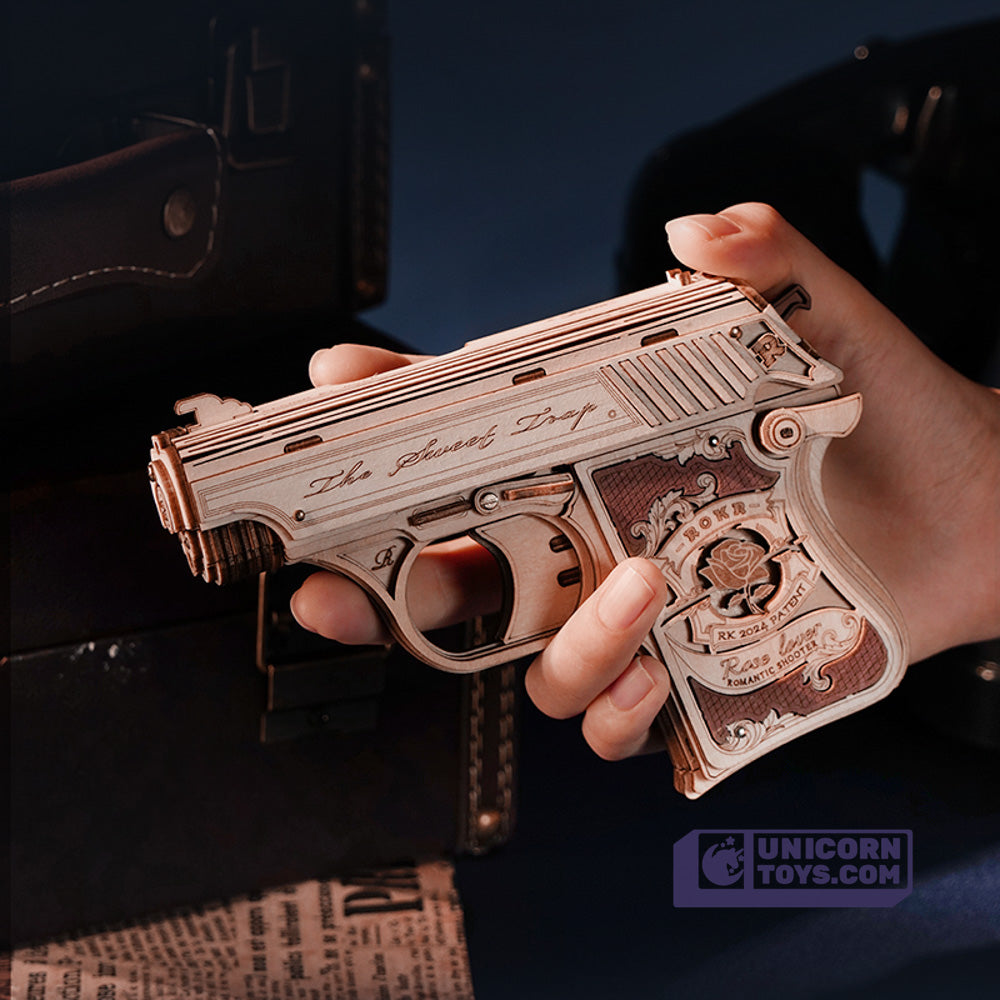 Mini gun | ROKR 3D Mechanical Gear Puzzel Kit LQ502