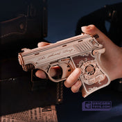 Mini gun | ROKR 3D Mechanical Gear Puzzel Kit LQ502