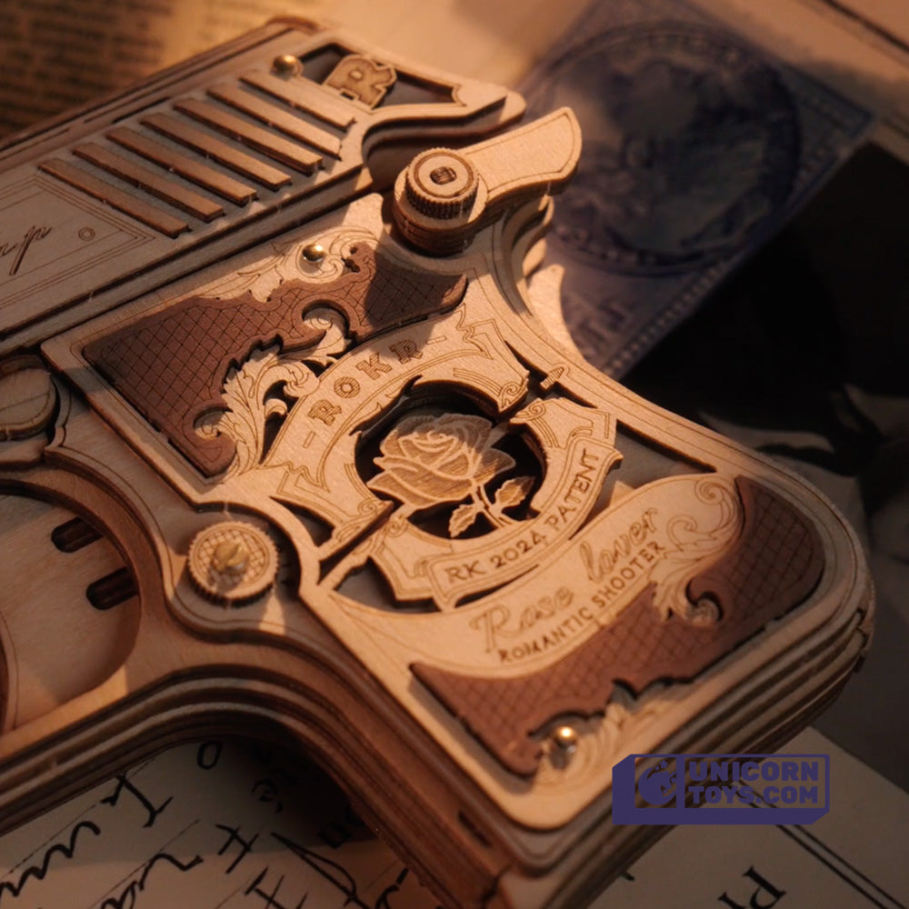 Mini gun | ROKR 3D Mechanical Gear Puzzel Kit LQ502