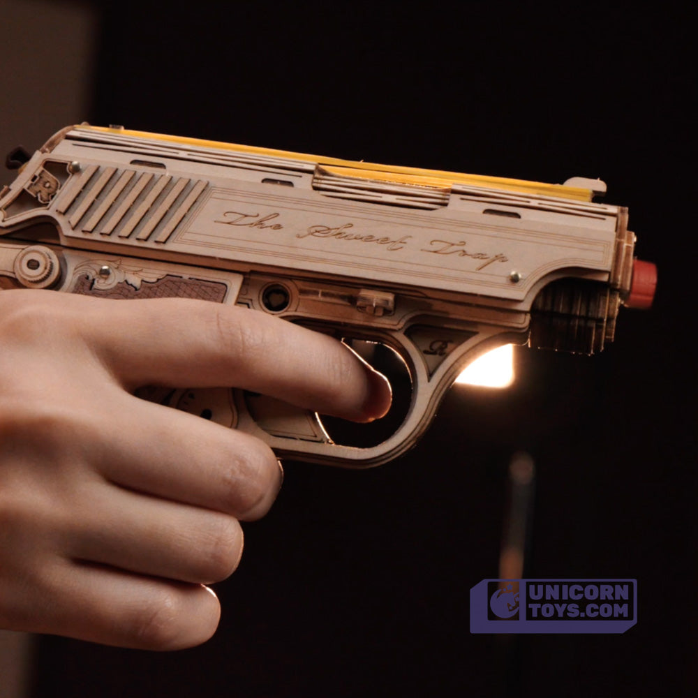 Mini gun | ROKR 3D Mechanical Gear Puzzel Kit LQ502