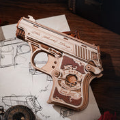 Mini gun | ROKR 3D Mechanical Gear Puzzel Kit LQ502