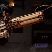 Rotating-Barrel Machine Gun | ROKR 3D Mechanical Gear Puzzel Kit LQA01