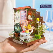 Fancy Tea Yard | Robotime Rolife DS038 DIY Dollhouse Miniatures House