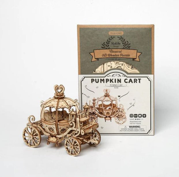 Pumpkin Carriage | ROKR 3D Wooden Puzzle TG302