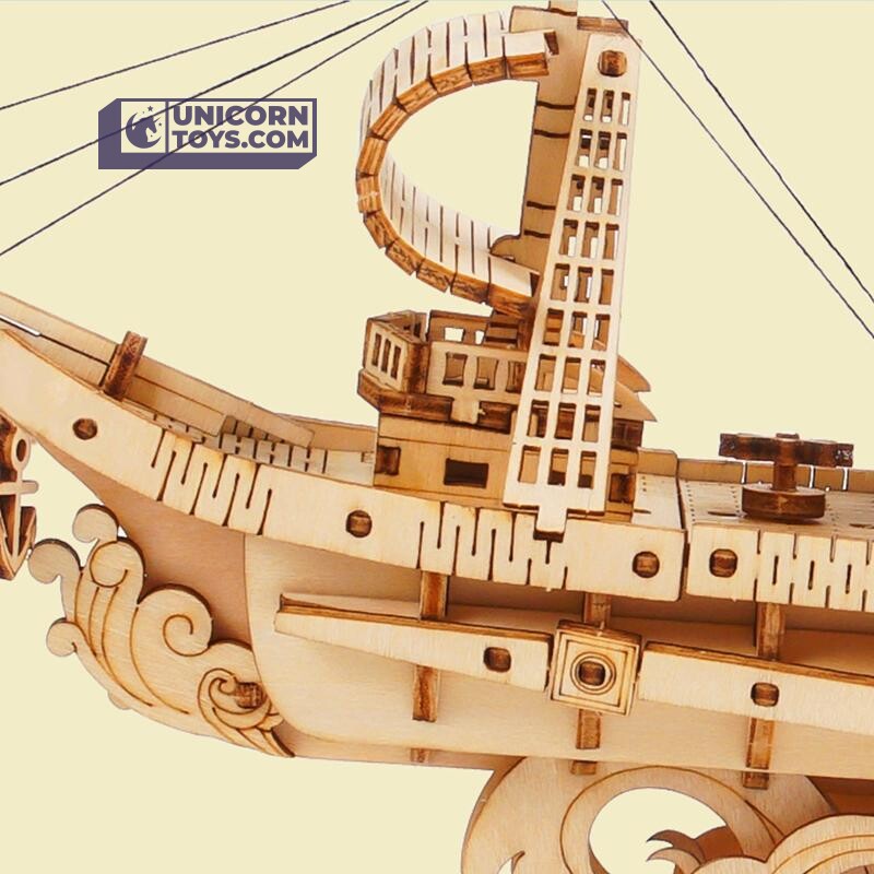 Sailling Ship | ROKR 3D Wooden Puzzle TG305 Wooden Model Ship Hand-Made Craft Gift & Decoration