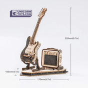 Electric Guitar | ROKR 3D Wooden Puzzle TG605K Wooden Musical Instrument Model Kit