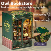 Owl Bookstore | CuteBee SD02 DIY Miniature Book Nook Kit