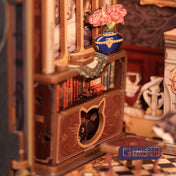 Count Cat's Study | CuteBee SD03 DIY Miniature Book Nook Kit
