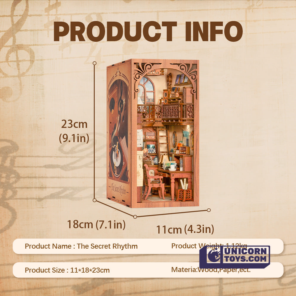 The Secret Rhythm | CuteBee SZ03 DIY Miniature Book Nook Kit