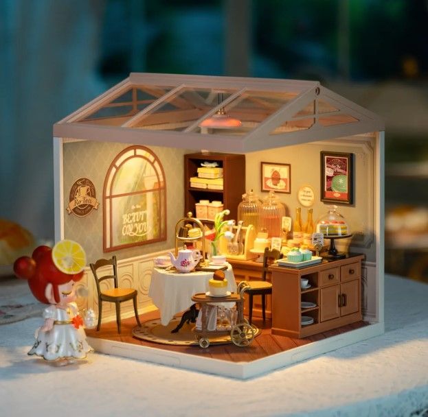 Sweet Sips Tea | Rolife Super Creator DW011 DIY Stackable Dollhouse Miniatures Kit