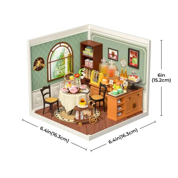 Sweet Sips Tea | Rolife Super Creator DW011 DIY Stackable Dollhouse Miniatures Kit