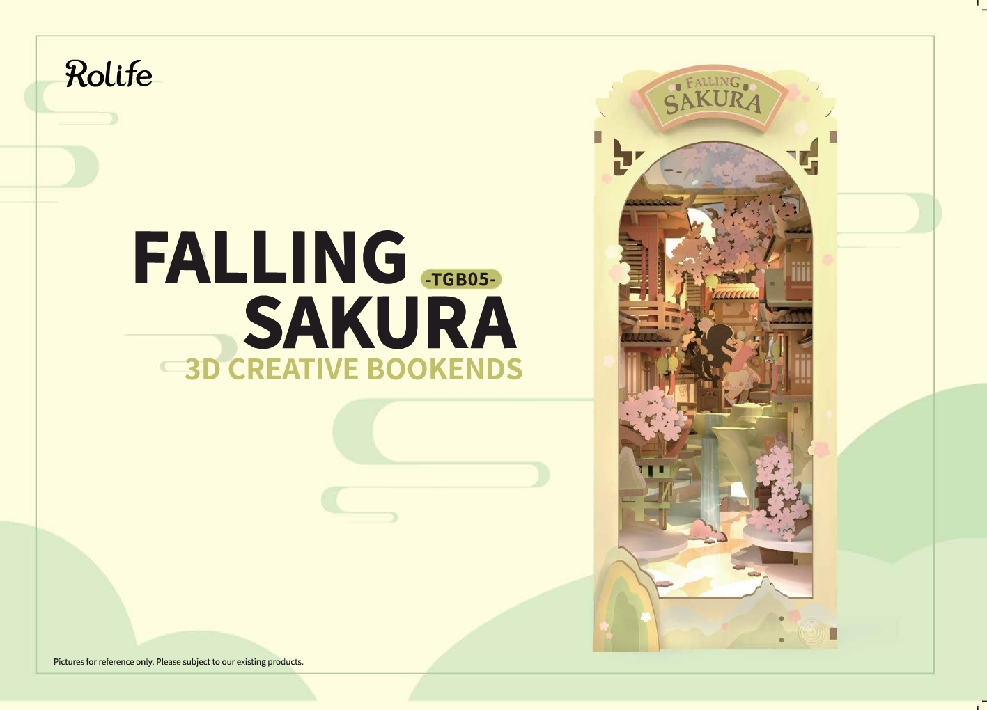 RTGB05 - Falling Sakura | Robotime Rolife DIY Miniature Book Nook Manual