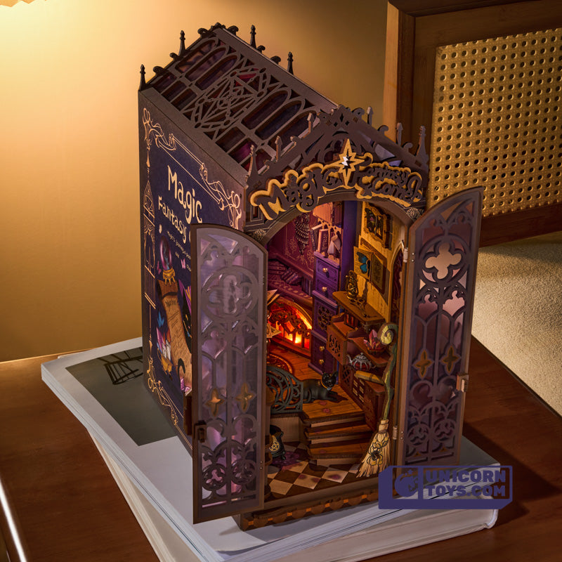 Magic Fantasy Corner | Robotime Rolife TGB14 DIY Miniature Book Nook Kit