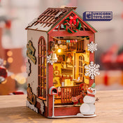 Christmas Indoor Scene | Robotime Rolife TGC07 DIY Miniature Book Nook Kit