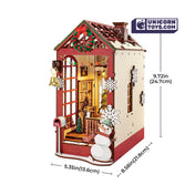 Christmas Indoor Scene | Robotime Rolife TGC07 DIY Miniature Book Nook Kit