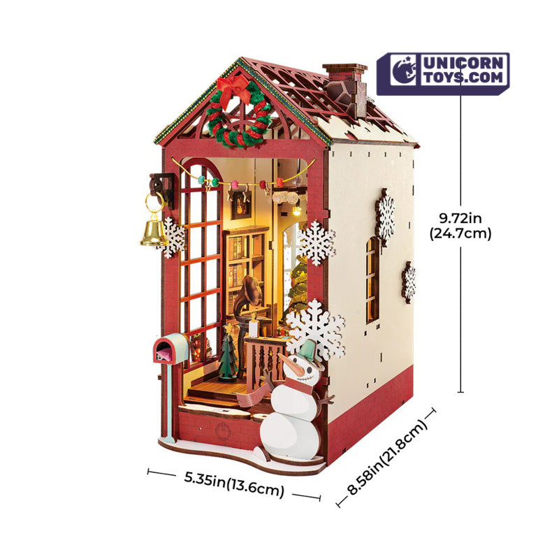 Christmas Indoor Scene | Robotime Rolife TGC07 DIY Miniature Book Nook Kit