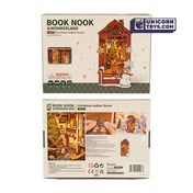 Christmas Indoor Scene | Robotime Rolife TGC07 DIY Miniature Book Nook Kit