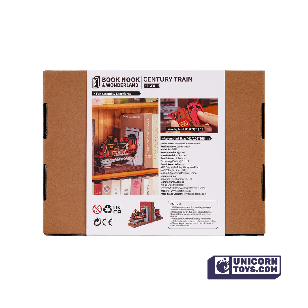 Century Train | Rolife TGE01 DIY Miniature Book Nook and Wonderland Kit