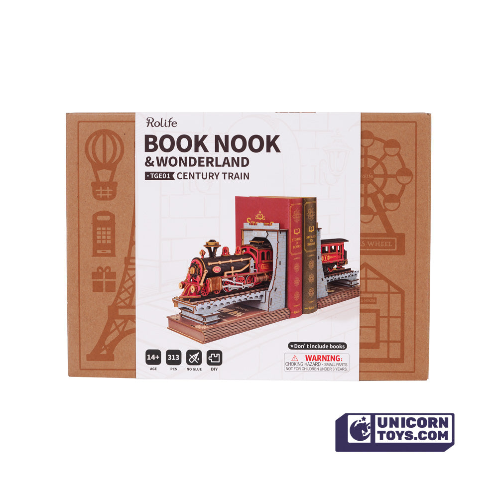 Century Train | Rolife TGE01 DIY Miniature Book Nook and Wonderland Kit