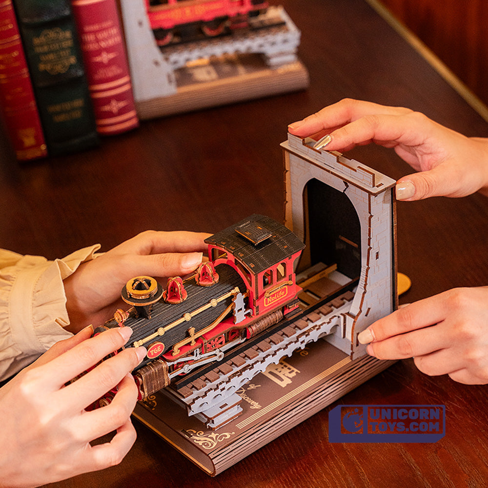 Century Train | Rolife TGE01 DIY Miniature Book Nook and Wonderland Kit