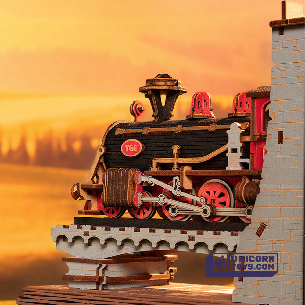 Century Train | Rolife TGE01 DIY Miniature Book Nook and Wonderland Kit
