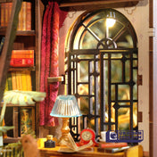 Silent Corner Study | Rolife TGE02 DIY Miniature Book Nook and Wonderland Kit
