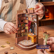 Silent Corner Study | Rolife TGE02 DIY Miniature Book Nook and Wonderland Kit