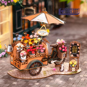 Blossom Cart | Rolife 3D Wooden Puzzle TGS03
