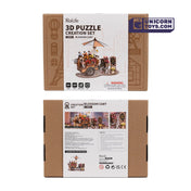Blossom Cart | Rolife 3D Wooden Puzzle TGS03