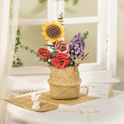 Wooden Flower Combo | Rowood TW011/TW021/TW031/TW041 Wooden Flower Hand-Made Combo Craft Gift & Decoration