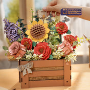 Wooden Bloom Box | Robotime 3D Wooden Puzzle TW02H