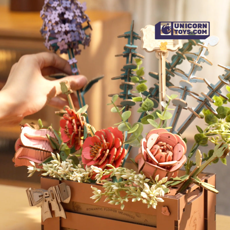 Wooden Bloom Box | Robotime 3D Wooden Puzzle TW02H