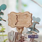 Wooden Flower Basket | Robotime 3D Wooden Puzzle TW03H