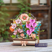 Wooden Bloom Book | Robotime 3D Wooden Puzzle TW04H