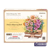 Wooden Bloom Book | Robotime 3D Wooden Puzzle TW04H