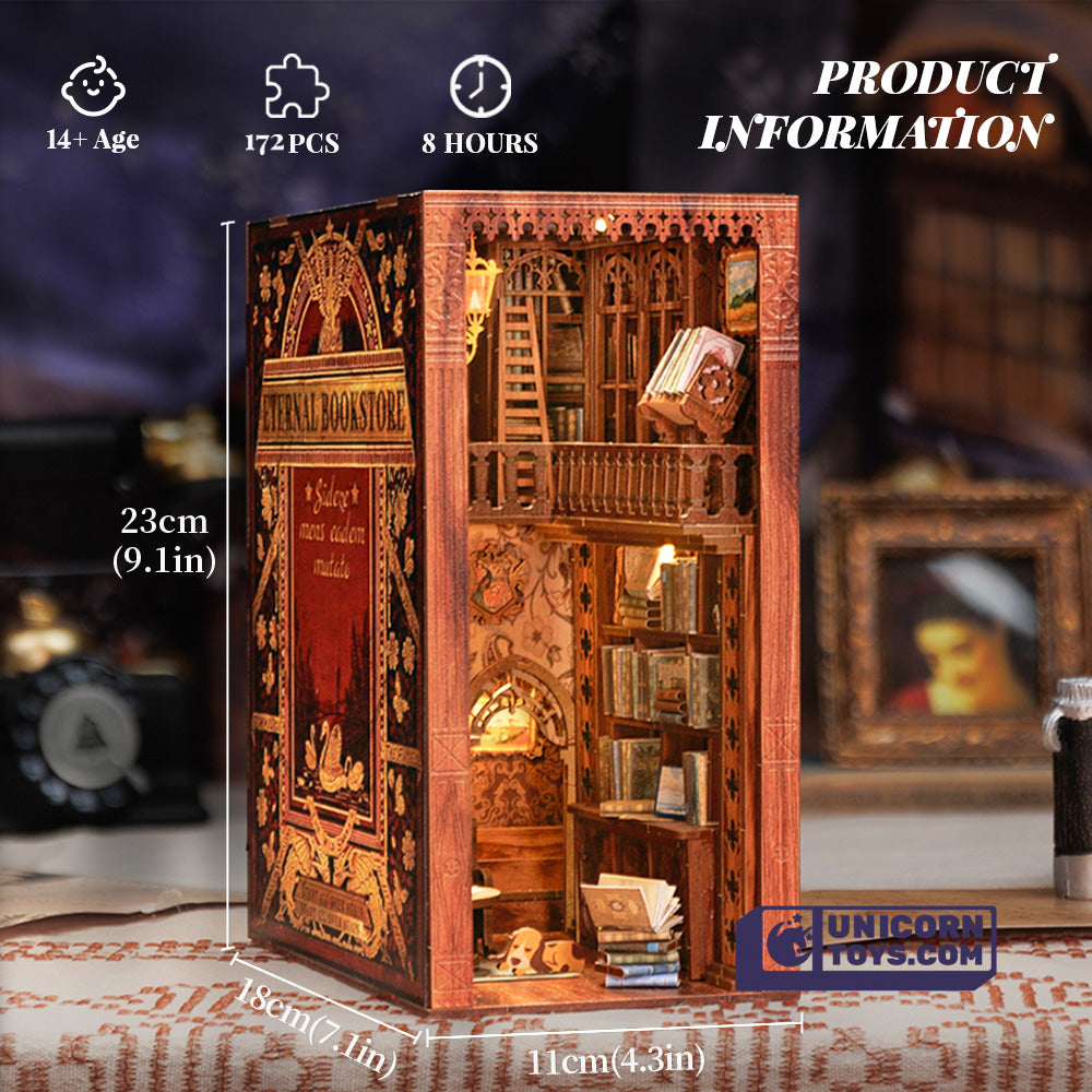 Eternal Bookstore | Cutebee YS05 DIY Miniature Book Nook Kit