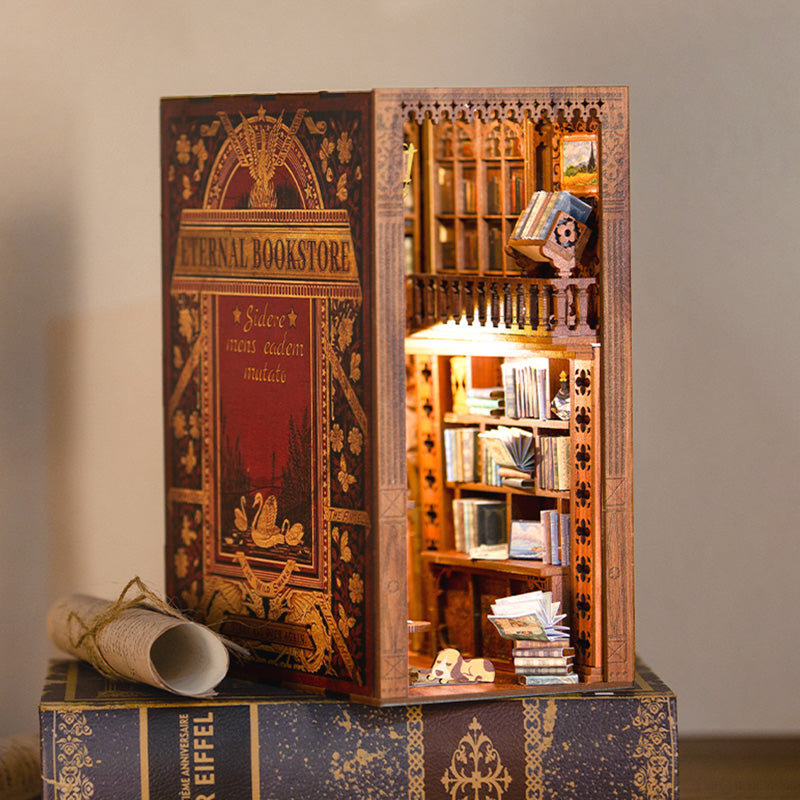 Eternal Bookstore | Cutebee YS05 DIY Miniature Book Nook Kit